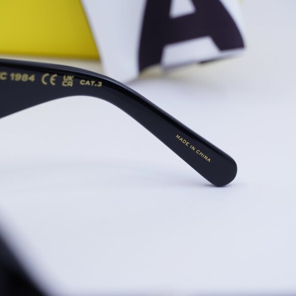 Marc Jacobs MARC 722/S 0CCP 9O Round Sunglasses - White Black\Dark Grey Gradient - Picture 8 of 9